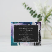 Invitation Répétition | Moderne Teinte Bold Lilac Teal (Debout devant)