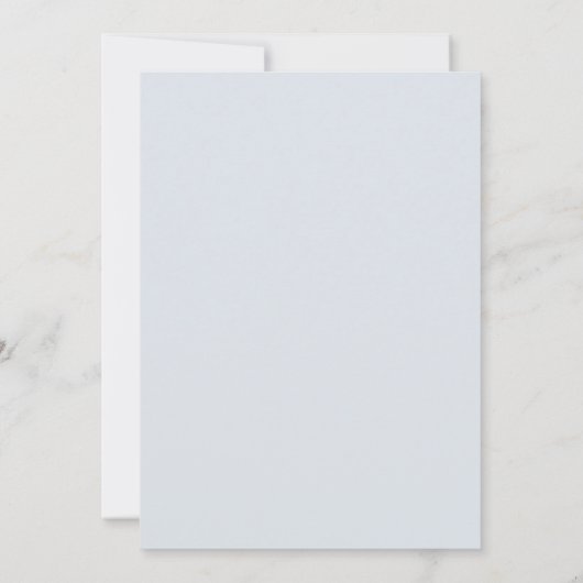 Invitation Répétition simple Fleur sauvage Dusty Blue Mariage (Dos)