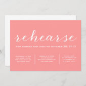 Invitation Répétons l'invitation à la calligraphie (Devant / Derrière)