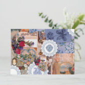 Invitation Réponse à une réception de mariage victorien (Debout devant)