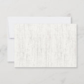 Invitation Réponse aux armes Mariages Renaissance (Dos)