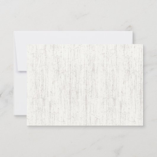 Invitation Réponse aux armes Mariages Renaissance (Dos)