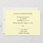 Invitation Réponse Camo fractale RSVP (Dos)