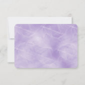 Invitation Réponse de mariage à l'arc blanc (Dos)