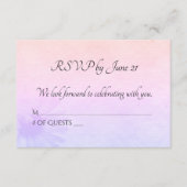 Invitation Réponse de mariage Rainbow Daisy (Devant)