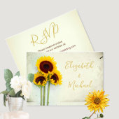 Invitation Réponse de mariage typographique moderne rustique 