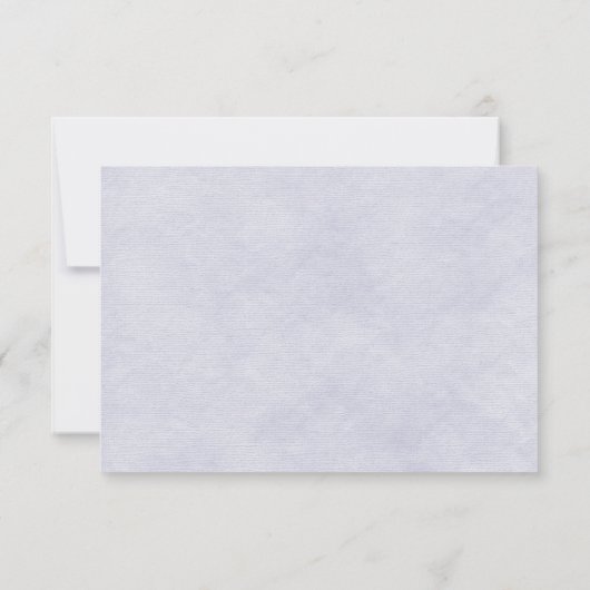 Invitation Réponse douce lavande Daisy (Dos)