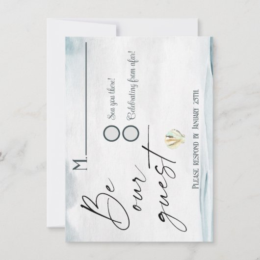 Invitation Réponse nautique  (Devant)