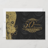 Invitation Réponse pour 50e anniversaire de mariage (Devant)