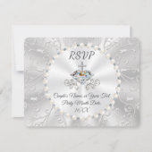 Invitation Réponse pour Anniversaire ou Mariage avec Choix de (Devant)