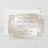 Invitation Réponse pour le 30e anniversaire de mariage (Dos)