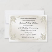 Invitation Réponse pour les 30 ans de mariage (Dos)