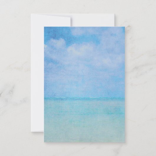 Invitation réponse pour mariage au phare blanc (Dos)