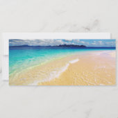 Invitation Réponse pour un mariage sur la plage (Dos)
