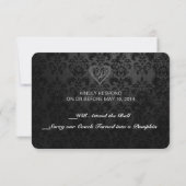 Invitation Réponse royale au conte de fées (Dos)