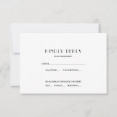 Invitation Réponse RSVP de mariage d'affiche de film Hollywoo (Devant)