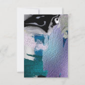 Invitation Réponse sur le choix du repas | Argent métallisé T (Dos)