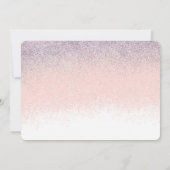 Invitation Report de date de mariage pailleté ombré (Dos)