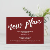 Invitation Report de Mariage Nouveau Plan Annonce en Bourgogn (Debout devant)