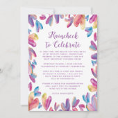 Invitation Report de Watercolor Hearts (Devant)