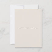 Invitation Reporté - Floral de lilas rustique et pivoine albâ (Dos)