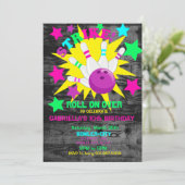 Invitation Reporter... STRIKE Bowling fête d'anniversaire (Debout devant)