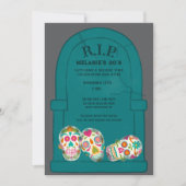 Invitation Repose en paix mes 20 ans Custom Age Tombstone, Sk (Devant)