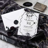 Invitation Repose éternel pour mes 20 ans, mort à ma jeunesse