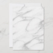 Invitation Repostage simple et moderne du Mariage Décontracté (Dos)