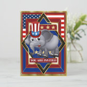 Invitation Républicaine Patriotique USA (Debout devant)