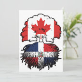 Invitation République Dominicaine Arbre du Canada canadien (Debout devant)