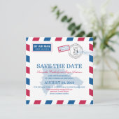 Invitation République dominicainne Mariage par avion Faire su (Debout devant)