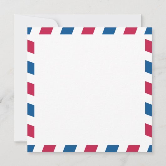 Invitation République dominicainne Mariage par avion Faire su (Dos)