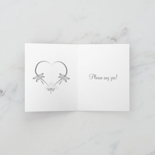 Invitation Request de Bridesmaid (Intérieur)