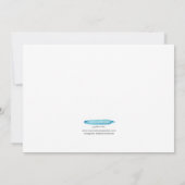 Invitation Requin Aquarelle (Dos)