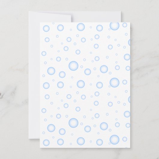 Invitation Requin bébé (Dos)