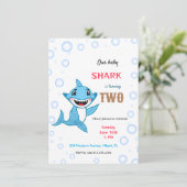 Invitation Requin bébé (Debout devant)