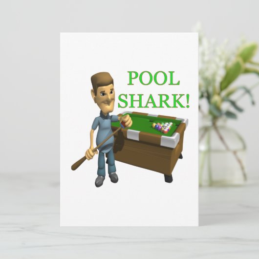 Invitation Requin commun (Debout devant)