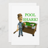 Invitation Requin commun (Devant / Derrière)