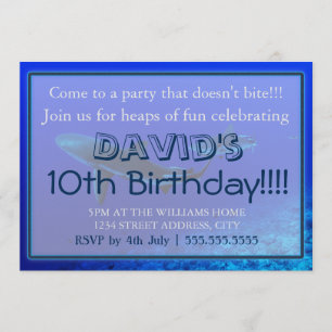 Invitation Requin de récif Grande barrière de corail Mer de c