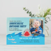 Invitation Requin mignon | Boys Birthday Party Photo (Debout devant)