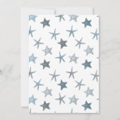 Invitation Requin sous la mer fête d'anniversaire (Dos)