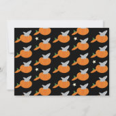 Invitation Requin transformant un bébé Citrouille premier ann (Dos)