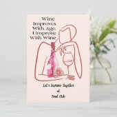 Invitation Réserver Club Wine Party (Debout devant)