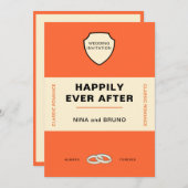 INVITATION RÉSERVER COVER HEUREUSEMENT JAMAIS APRÈS FAIRE-PAR (Devant / Derrière)