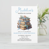 Invitation Réserver Fille Anniversaire (Debout devant)