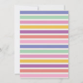 Invitation Réservez la bibliothèque d'anniversaire Lire le gâ (Dos)