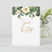 Invitation Réservez la date (Debout devant)