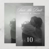 Invitation Réservez la date (Devant / Derrière)