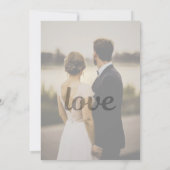 Invitation Réservez la date (Dos)